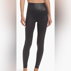 Zella Live-In High Waist Leggings BLACK DOT PEARL LAMINATE